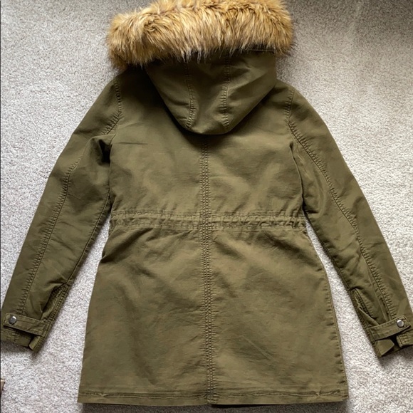 ZARA Faux Fur Lined Jacket - Picture 6 of 13